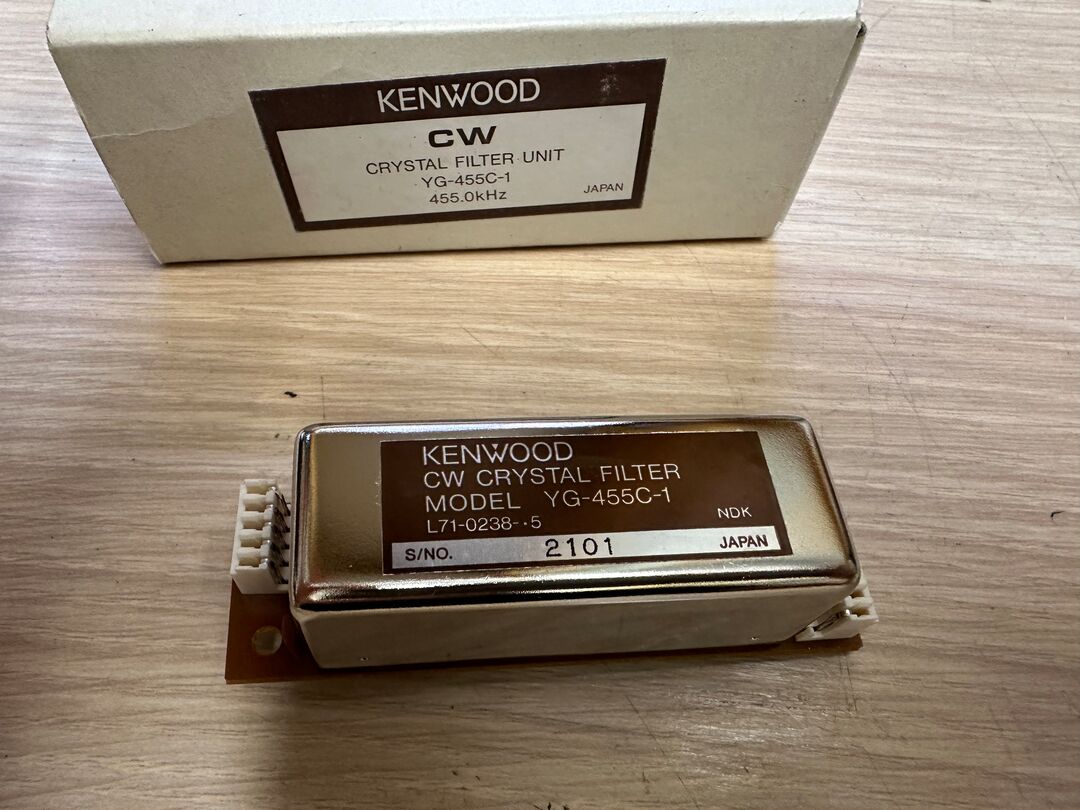 KENWOOD YG 455C-1 FILTRO CW 500Hz (455KHz IF) Mached TS 450 850 690 930 940  950 ETC NUOVO CON IMBALLO