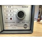 ZETAGI MOD 430 PROFESSIONAL LINE ROSWATTMETRO DA 120 MHZ A 500 MHZ 1KW PEP OTTIMO
