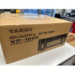 YAESU  QUADRA SYSTEM VL-1000 LINEARE STATO SOLIDO CON AT TUNER HF E 50 MHZ ULTIME SERIE COME NUOVO CON VP-1000 GARANZIA CSY AND SON CON IMBALLI