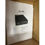 RM ITALY  KL-505V BLACK AMPLIFICATORE LINEARE HF LARGA BANDA 300W - 12V CON VENTOLE COME NUOVO CON IMBALLO