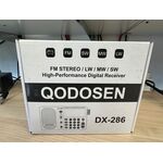 QODOSEN DX 286 RICEVITORE SCANNER PORTATILE DA 64 A 108 MHZ- 144 A 519 KHZ-520 A 1710 KHZ- 1711 A 27000KHZ COME NUOVA CON VALIGETTA E IMBALLO