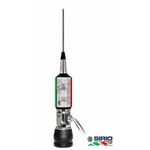 Sirio MINI TURBO Model “L” ITALY COAX - Antenna veicolare C.B. 1000W, 165 cm.,Cavo RG-58 NUOVA PRONTA CONSEGNA DISPPNILE ITALY FLAG BLUE WHITE