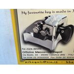 BEGALI SCOLPTURE TASTO TELEGRAFICO COME NUOVO CON DEDICA E SIGLA E IMBALLO