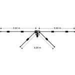 D-ORIGINAL DX-W-8010-DIPOLO FILARE PER 10/15/20/40/80 MT 1200 WATT  NUOVA MAI MONTATA