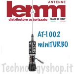 Antenna Miniturbo (AT1002) Frequenza: 26,5÷27,5 MHz Potenza max: 200 W Impedenza: 50 Ω Cavo: RG58 extra mt.4 Radiante conificato NUOVA PRONTA CONSEGNA COLORE NERO