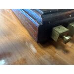 TASTO TELEGRAFICO CW VERTICALE OTTONE LEGNO