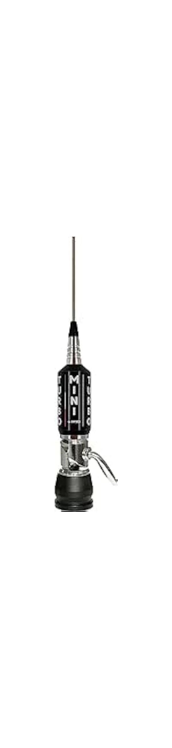 Antenna Miniturbo con base PL (AT1002PL) Frequenza: 26,5÷27,5 MHz Potenza max: 200 W Impedenza: 50 Ω Radiante conificato: NUOVO PRONTA CONSEGNA