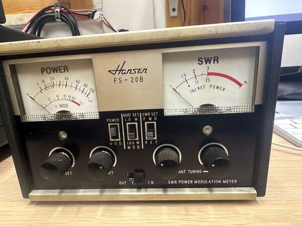 HANSEN  FS-208 ROSWATTMETRO  MODULOMETRO CB-VHF-6M BUONO STATO