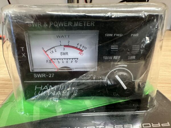 HAM WAY SWR-27 ROSWATTMETRO 27 MHZ NUOVO