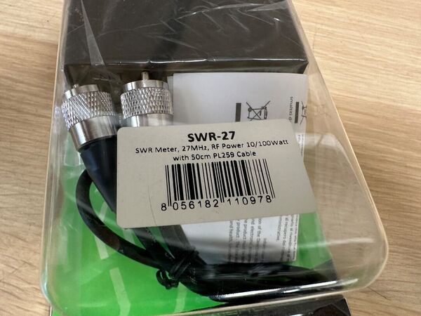 HAM WAY SWR-27 ROSWATTMETRO 27 MHZ NUOVO