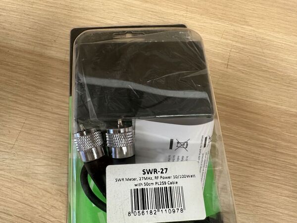 HAM WAY SWR-27 ROSWATTMETRO 27 MHZ NUOVO