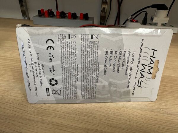 HAM WAY SWR-27 ROSWATTMETRO 27 MHZ NUOVO