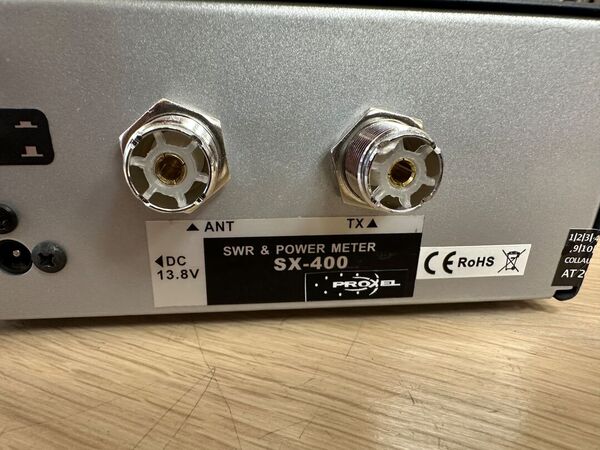 PROXEL  SX 400 ROSWATTMETRO 144 .430 MHZ COME NUOVO CON IMBALLO