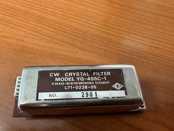 KENWOOD YG-455C-1 FILTRO CW  PER K 930/940 E SIMILARI OTTIMO