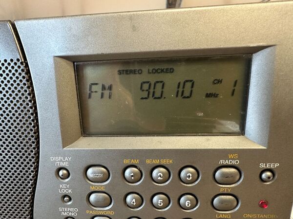 HITACHI WORLDSPACE KH.WS1 RICEVITORE FM STEREO, AM SW1 E SW2 DIGITALE OTTIMO