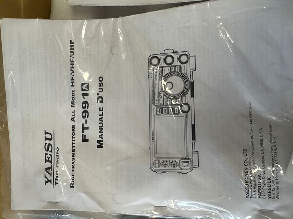 YAESU FT 991 A QUADRIBANDA ALL MODE OTTIMO CON IMBALLO