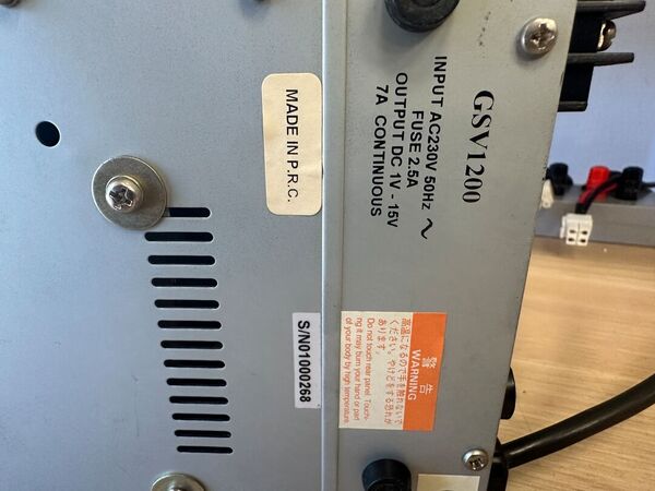 DIAMOND GSV 1200 ALIMENTATORE 15 AMPERE PEP OTTIMO