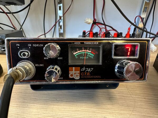 CTE INTERNATIONAL CB 747 40  CANALI AM VINTAGE OTTIMO