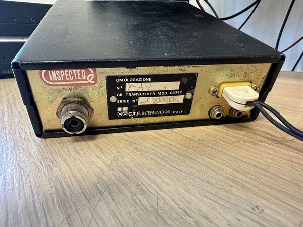 CTE INTERNATIONAL CB 747 40  CANALI AM VINTAGE OTTIMO