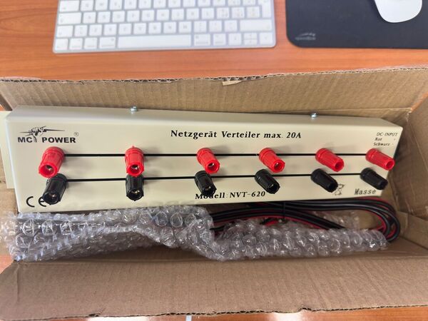 MASSE NVT 620 Distributore DC 2X6 Posizioni Max 20A NUOVA PRONTA CONSEGNA