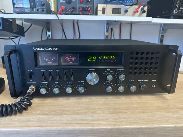 GALAXI SATURN 5 STELLE 6 BANDE CB HF BASE ALL MODE OTTIMO CON MIKE INTEK ECO