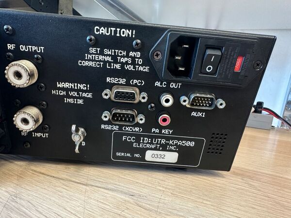 ELECRAFT KPA500 AMPLIFICATORE LINEARE STATO SOLIDO HF + 6M  500 WATT ALIMENTAZIONE A 220 V OTTIMO