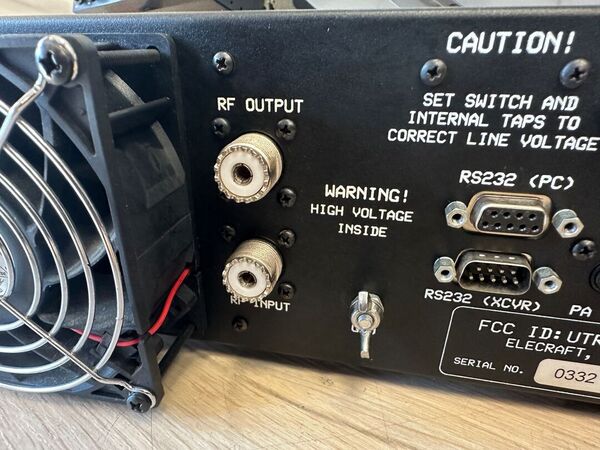 ELECRAFT KPA500 AMPLIFICATORE LINEARE STATO SOLIDO HF + 6M  500 WATT ALIMENTAZIONE A 220 V OTTIMO