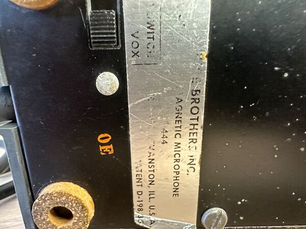 SHURE 444 MIKE BASE OTTIMO