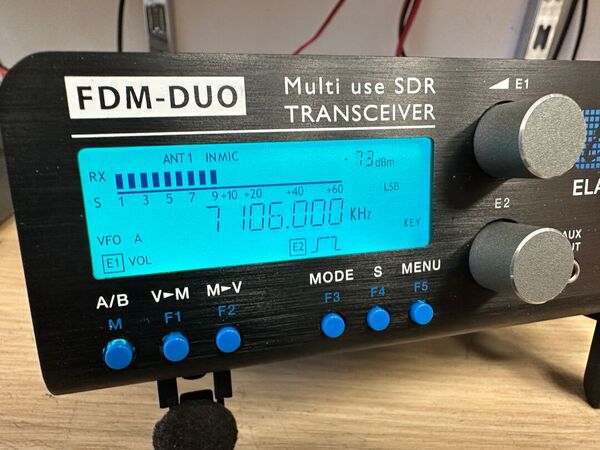 ELAD FDM DUO MULTI USE SDR TRANSCEIVER RTX QRP 5 WATT OTTIMO