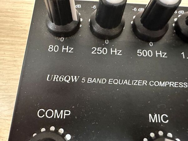 UR6QW 5 BAND EQUALIZER  COMPRESSOR COME NUOVO CABLATO KENWOOD