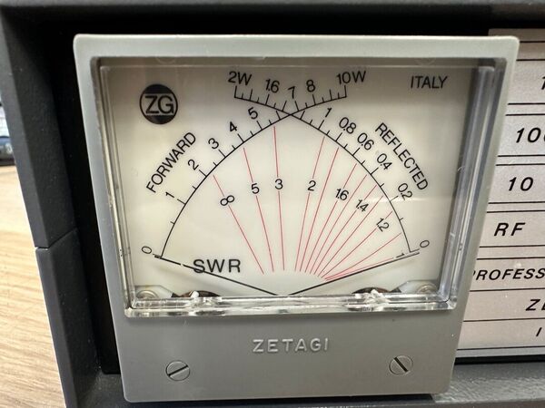 ZETAGI MOD 430 PROFESSIONAL LINE ROSWATTMETRO DA 120 MHZ A 500 MHZ 1KW PEP OTTIMO