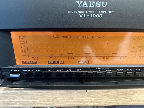 YAESU  QUADRA SYSTEM VL-1000 LINEARE STATO SOLIDO CON AT TUNER HF E 50 MHZ ULTIME SERIE COME NUOVO CON VP-1000 GARANZIA CSY AND SON CON IMBALLI