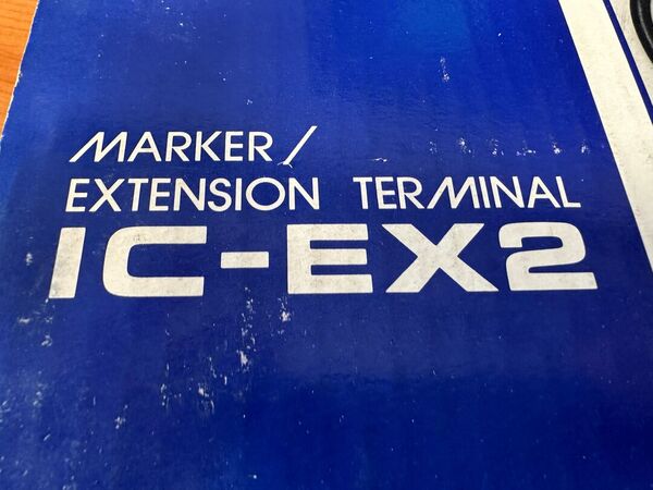 ICOM EX2 MARKER EXTENSION TERMINAL NUOVO  FONDO DI MAGAZZINO CON IMBALLO