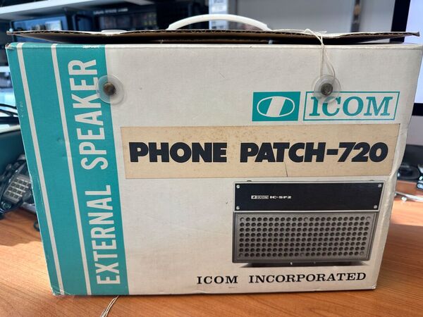 ICOM PHONE PATCH 720 EXTERNAL SPEAKER DI LINEA NUOVO FONDO DI MAGAZZINO CON IMBALLO