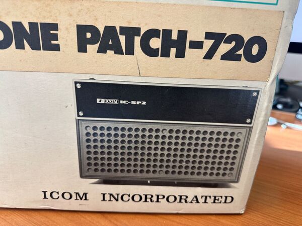 ICOM PHONE PATCH 720 EXTERNAL SPEAKER DI LINEA NUOVO FONDO DI MAGAZZINO CON IMBALLO