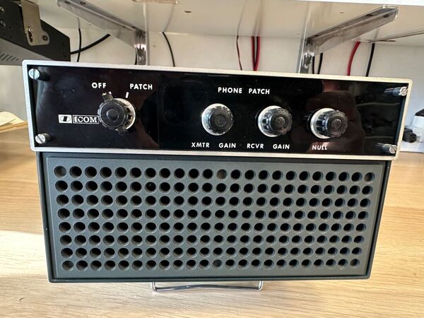 ICOM PHONE PATCH 720 EXTERNAL SPEAKER DI LINEA NUOVO FONDO DI MAGAZZINO CON IMBALLO