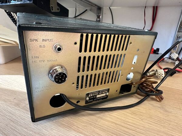 ICOM PHONE PATCH 720 EXTERNAL SPEAKER DI LINEA NUOVO FONDO DI MAGAZZINO CON IMBALLO