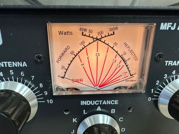 MFJ 974 HB ACCORDATORE MANUALE 300 WATT PEP HF E 50 MHZ OTTIMO