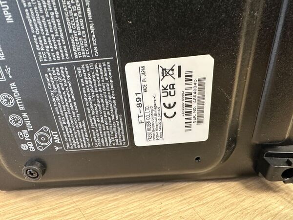 YAESU FT 891 HF E 50 MHZ ALL MODE COME NUOVO ANNO 2024 GARANZIA CSY AND SON CON IMBALLO