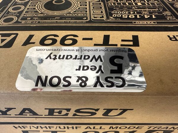 YAESU FT 991 A QUADRIBANDA ALL MODE OTTIMO CON IMBALLO GARANZIA CSY AND SON