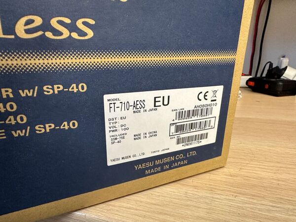 YAESU FT 710 AESS HF E 50 MHZ ALL MODE COME NUOVO SOLO PROVATO CON IMBALLO E GARANZIA CSY AND SON UN ANNO