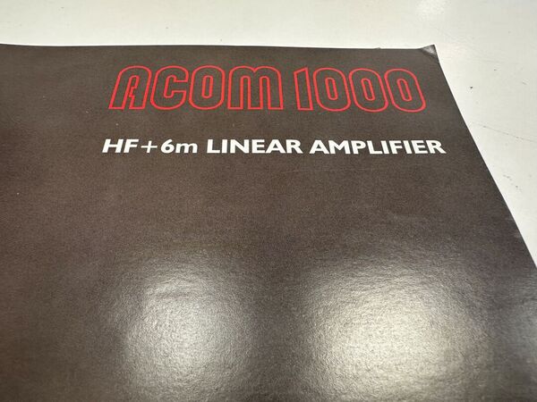 ACOM 1000 HF E 50 MHZ AMPLIFICATORE LINEARE A VALVOLA OTTIMO CON IMBALLO E GARANZIA CSY AND SON