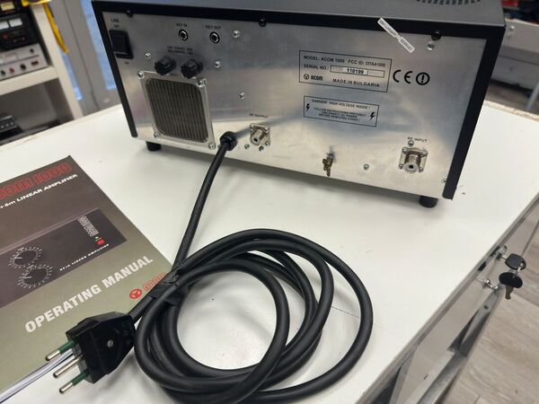ACOM 1000 HF E 50 MHZ AMPLIFICATORE LINEARE A VALVOLA OTTIMO CON IMBALLO E GARANZIA CSY AND SON