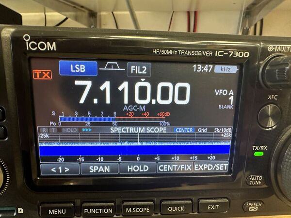 ICOM IC 7300 HF E 50 MHZ ALL MODE OTTIMO CON IMBALLO