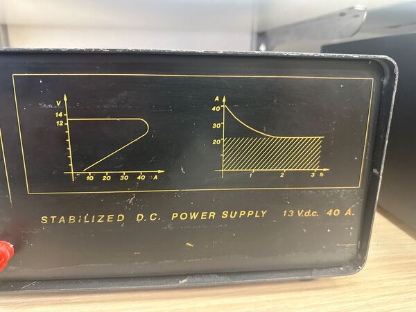 ZETAGI MOD 1240-1 ALIMENTATORE STABILIZZZATO LINEARE BUONO STATO