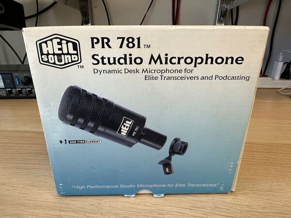 HEIL SOUND PR 781 STUDIO MICROPHONE OTTIMO CON IMBALLO