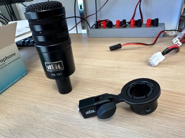 HEIL SOUND PR 781 STUDIO MICROPHONE OTTIMO CON IMBALLO