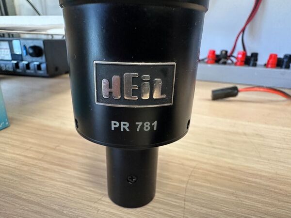 HEIL SOUND PR 781 STUDIO MICROPHONE OTTIMO CON IMBALLO
