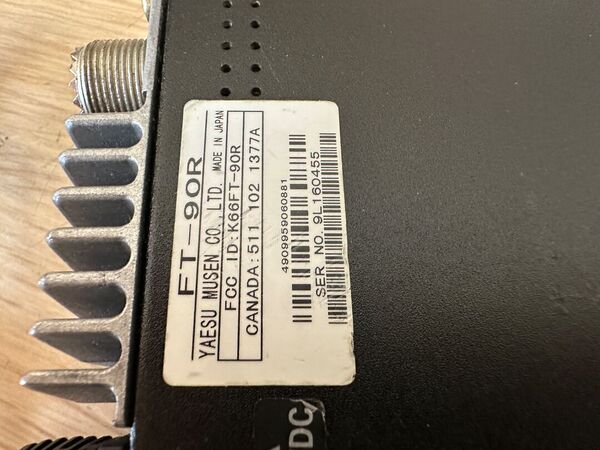 YAESU FT 90 R BIBANDA VEICOLARE 50 WATT OTTIMO E RARO CON IMBALLO