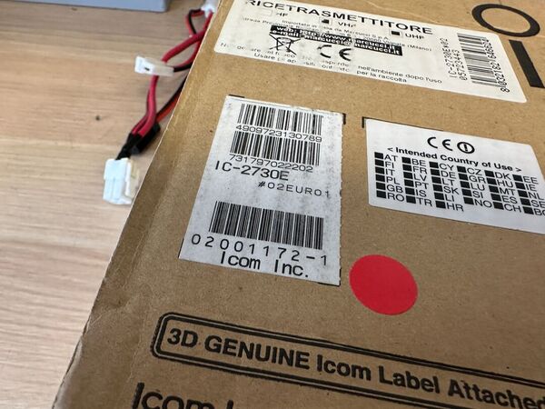 ICOM IC 2730 BIBANDA VEICOLARE OTTIMO CON IMBALLO